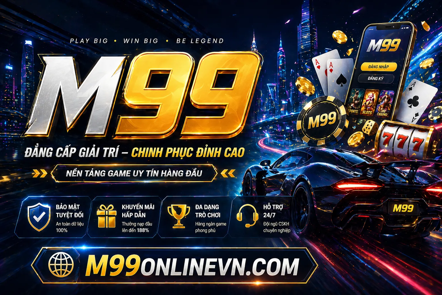 Một màn hình trò chơi slot rực rỡ với biểu tượng tiền vàng, chip casino và hiệu ứng ánh sáng lấp lánh, thể hiện sự hứng khởi của 55win login.